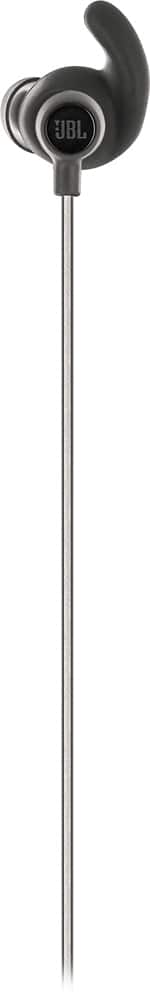Front. JBL - Reflect Mini Earbud Sport Headphones - Black.
