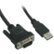 Alt View Standard 20. C2G - M1 to VGA With USB Cable - Black.