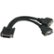 Alt View Standard 20. C2G - LFH-59 to DVI and VGA Break-out Cable - Black.