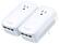 Front. TP-Link - 3-Port Gigabit Pass-Through Powerline Kit - White.