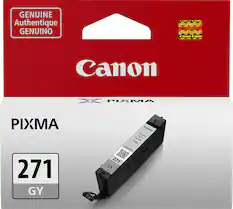 Front. Canon - 271 Standard Capacity Ink Cartridge - Gray.