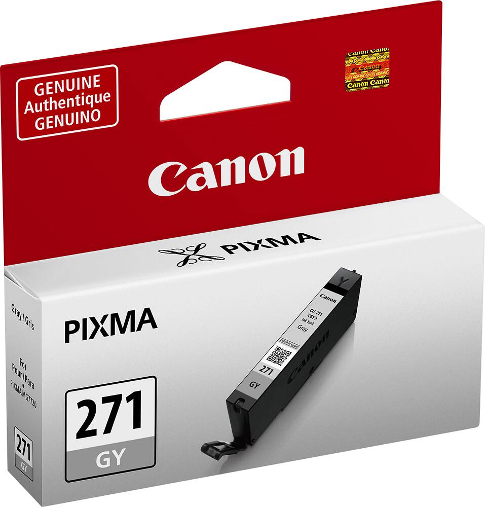 Alt View 1. Canon - 271 Standard Capacity Ink Cartridge - Gray.