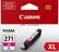Front. Canon - 271XL High-Yield Ink Cartridge - Magenta.