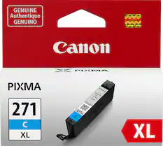 Front. Canon - 271XL High-Yield Ink Cartridge - Cyan.