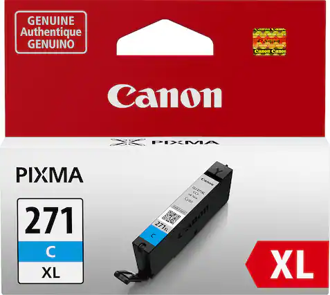 Front. Canon - 271XL High-Yield Ink Cartridge - Cyan.