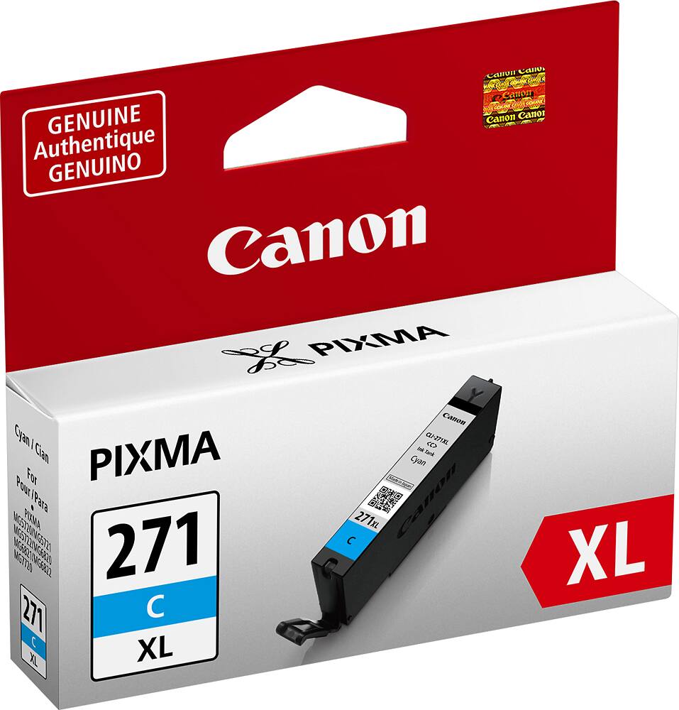 Alt View 11. Canon - 271XL High-Yield Ink Cartridge - Cyan.