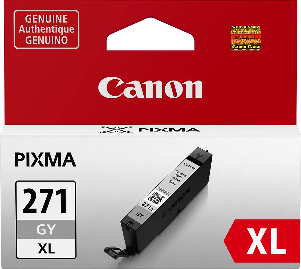 Front. Canon - 271XL High-Yield Ink Cartridge - Gray.