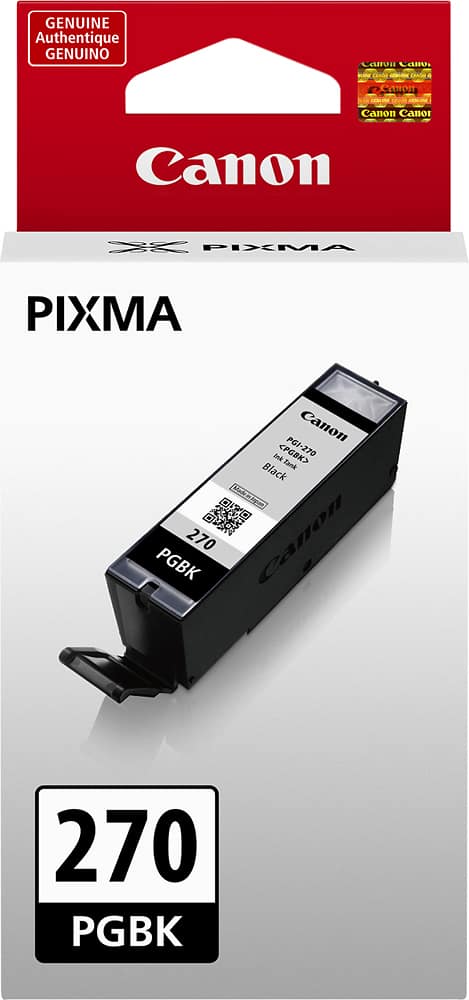 Front. Canon - 270PGBK Standard Capacity - Black Ink Cartridge - Black.
