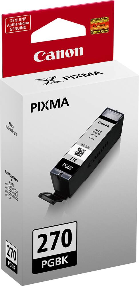Alt View 1. Canon - 270PGBK Standard Capacity - Black Ink Cartridge - Black.