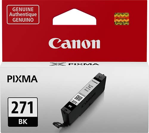 Canon - CLI-271 Ink Cartridge - Black - Larger Front