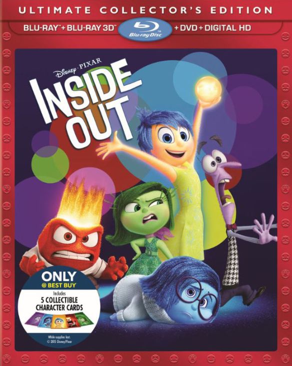  Inside Out [3D] [Includes Digital Copy] [Blu-ray/DVD] [Only @ Best Buy] [Blu-ray/Blu-ray 3D/DVD] [2015]