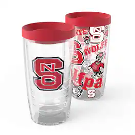 Tervis - NC State Wolfpack 2-Pack 16oz. Competitor & Emblem Tumbler Set - Multicolor