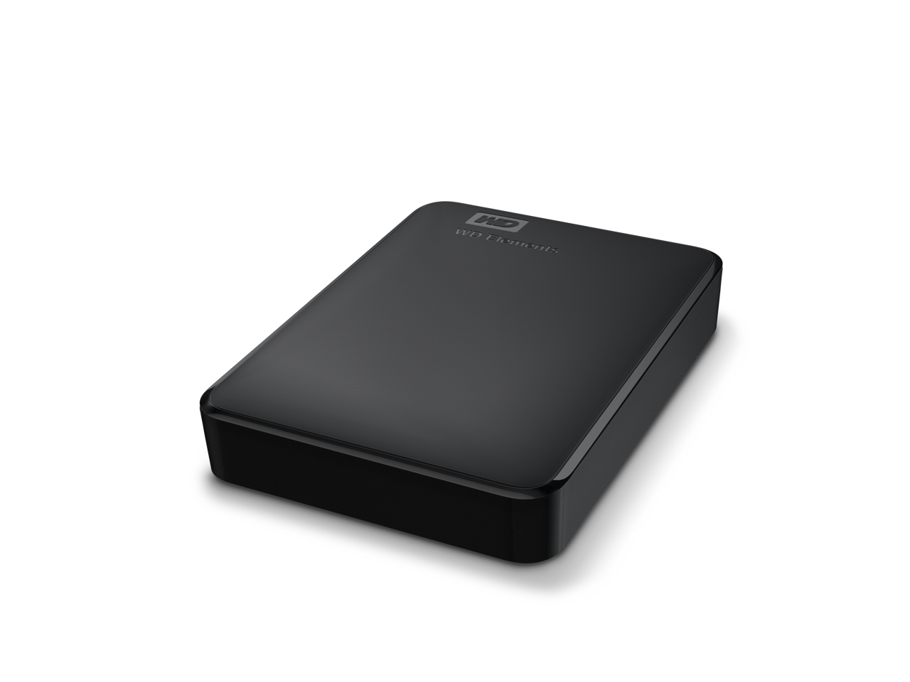 Alt View 2. Western Digital - WD 6TB Elements Portable Storage USB 3.2 Gen 1/USB 3.0 (USB 2.0 compatible) Model WDBHJS0060BBK-WESN Black - Black.