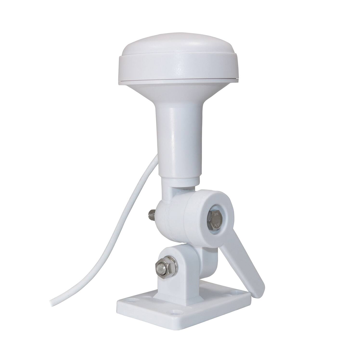 Alt View 4. Tram - Tram 1657-hc Marine Satellite Radio Ratchet-mount Antenna With Rg58 Cable - White.