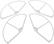 Angle. DJI - Part 2 Propeller Guards for Select Phantom 3 Series Quadcopters - White.