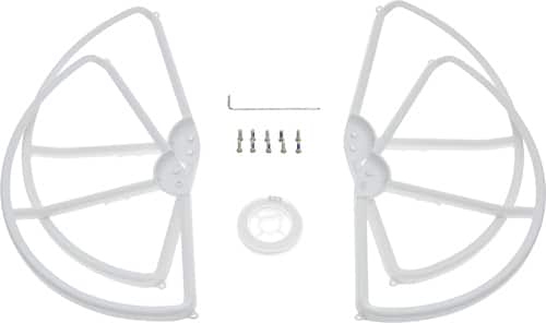 DJI - Part 2 Propeller Guards for Select Phantom 3 Series Quadcopters - White - Larger Front