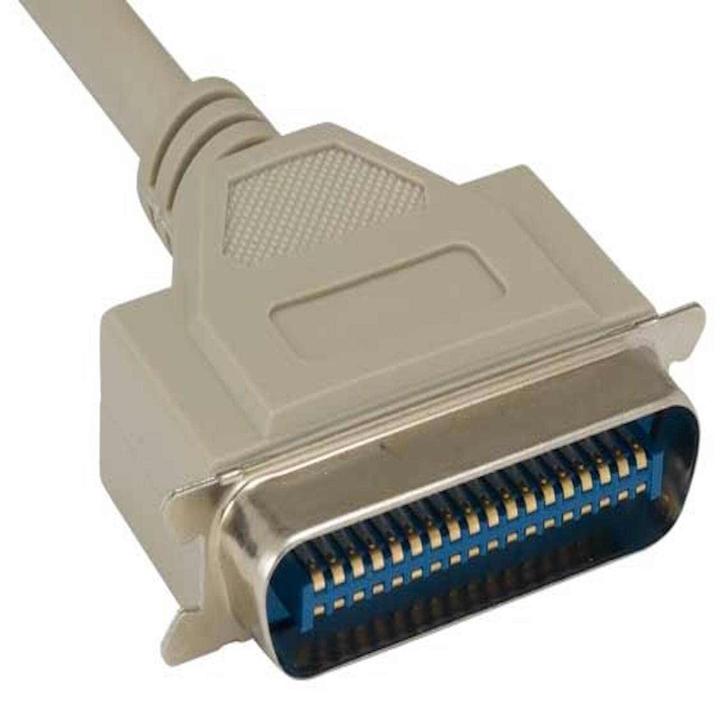 Left. Sanoxy - 10ft DB25M to CN36M Parallel Printer Cable, 25C - Beige.