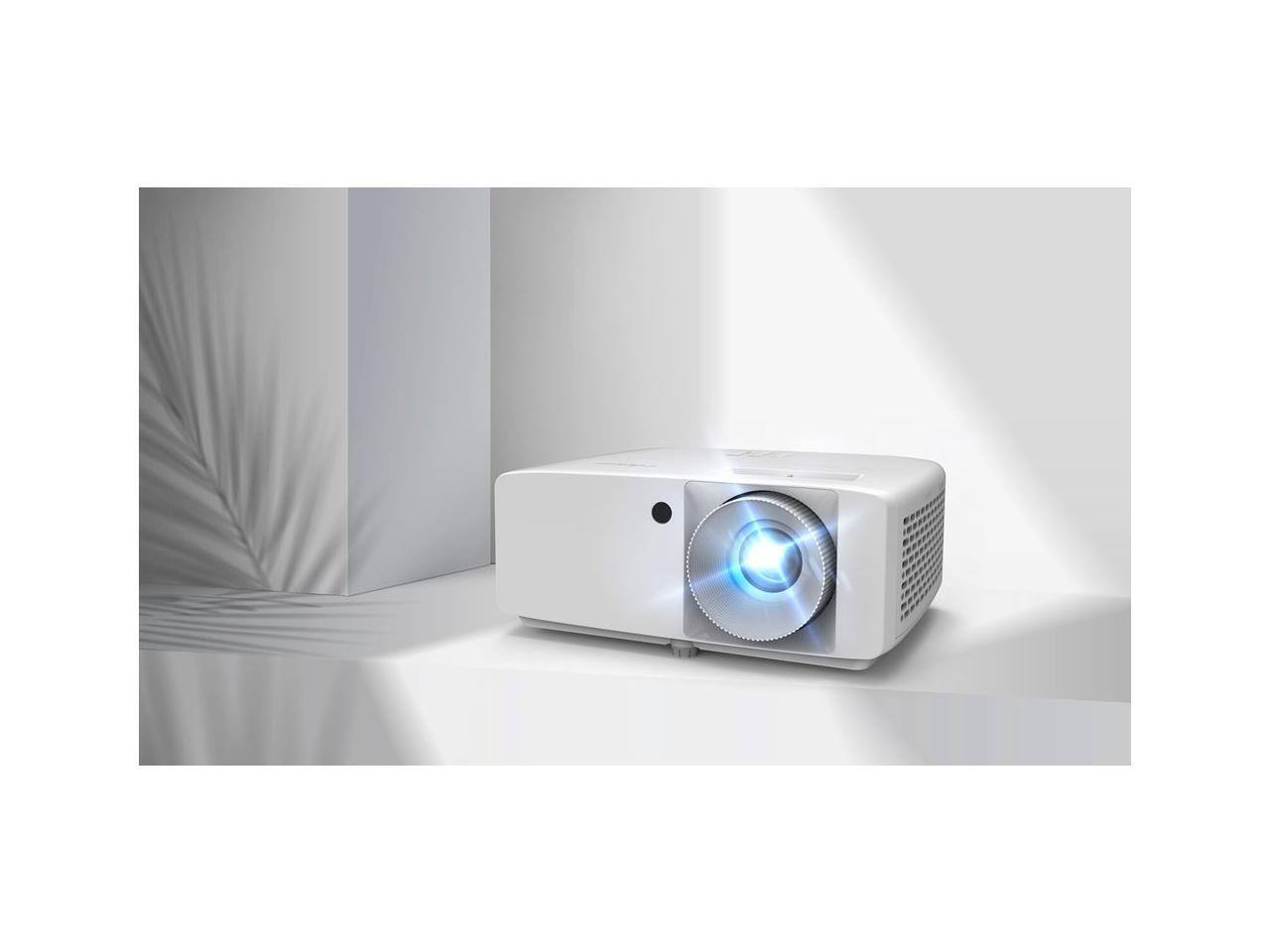 Alt View 5. Optoma - Optoma Technology DuraCore ZH420 Eco-friendly ultra-compact high brightness Full HD laser projector - White - 1.07 Billion Colors (30-bit).
