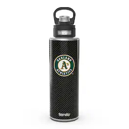 Tervis - Oakland Athletics 40oz. Carbon Fiber Wide Mouth Water Bottle - Multicolor