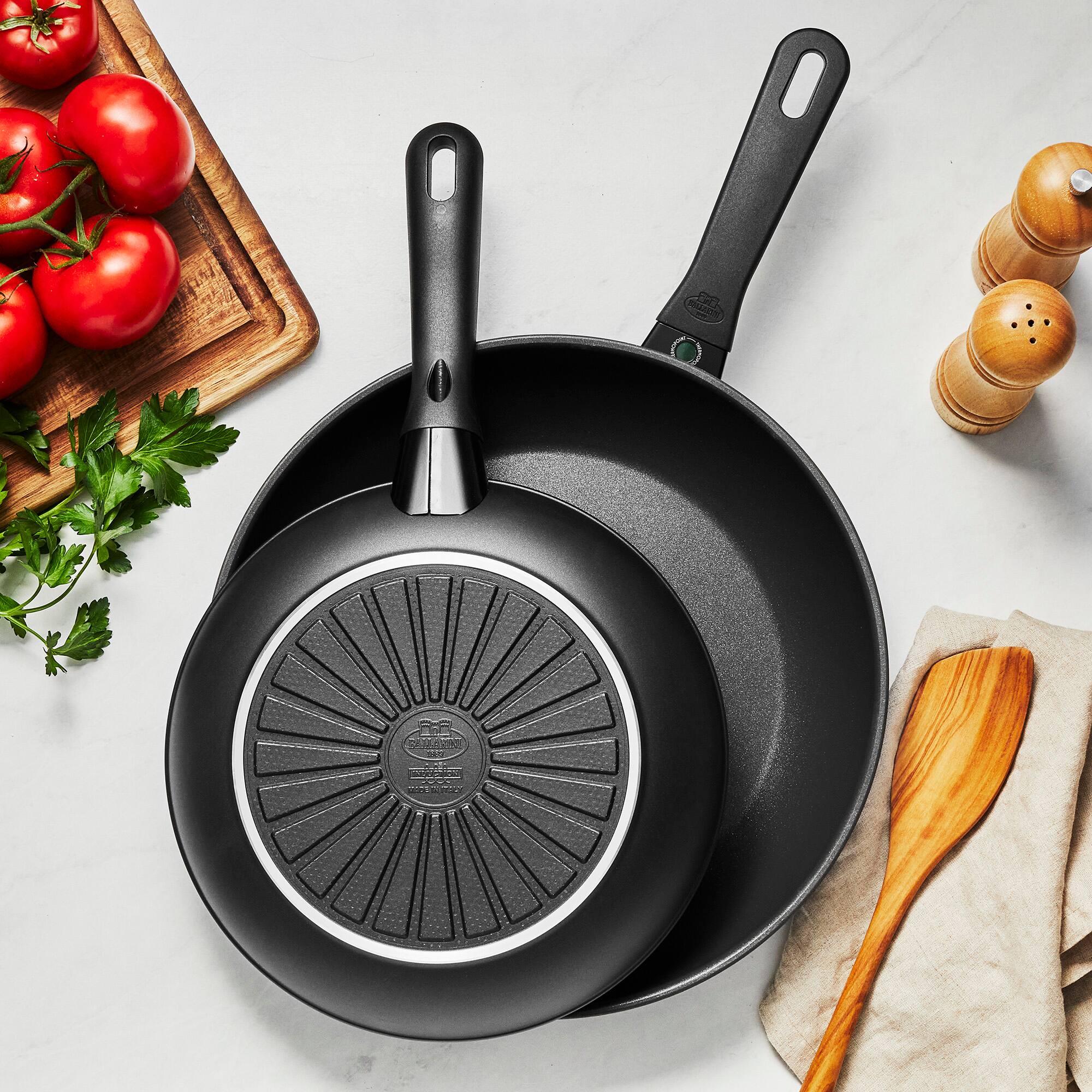 Alt View 1. Ballarini - BALLARINI Avola by HENCKELS 2-pc Aluminum Nonstick Fry Pan Set - Black.