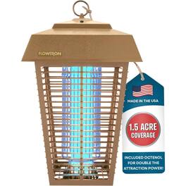 Bug Zapper 1.5 Acre Outdoor Coverage w/ 80W Bulb & 5600V Grid
