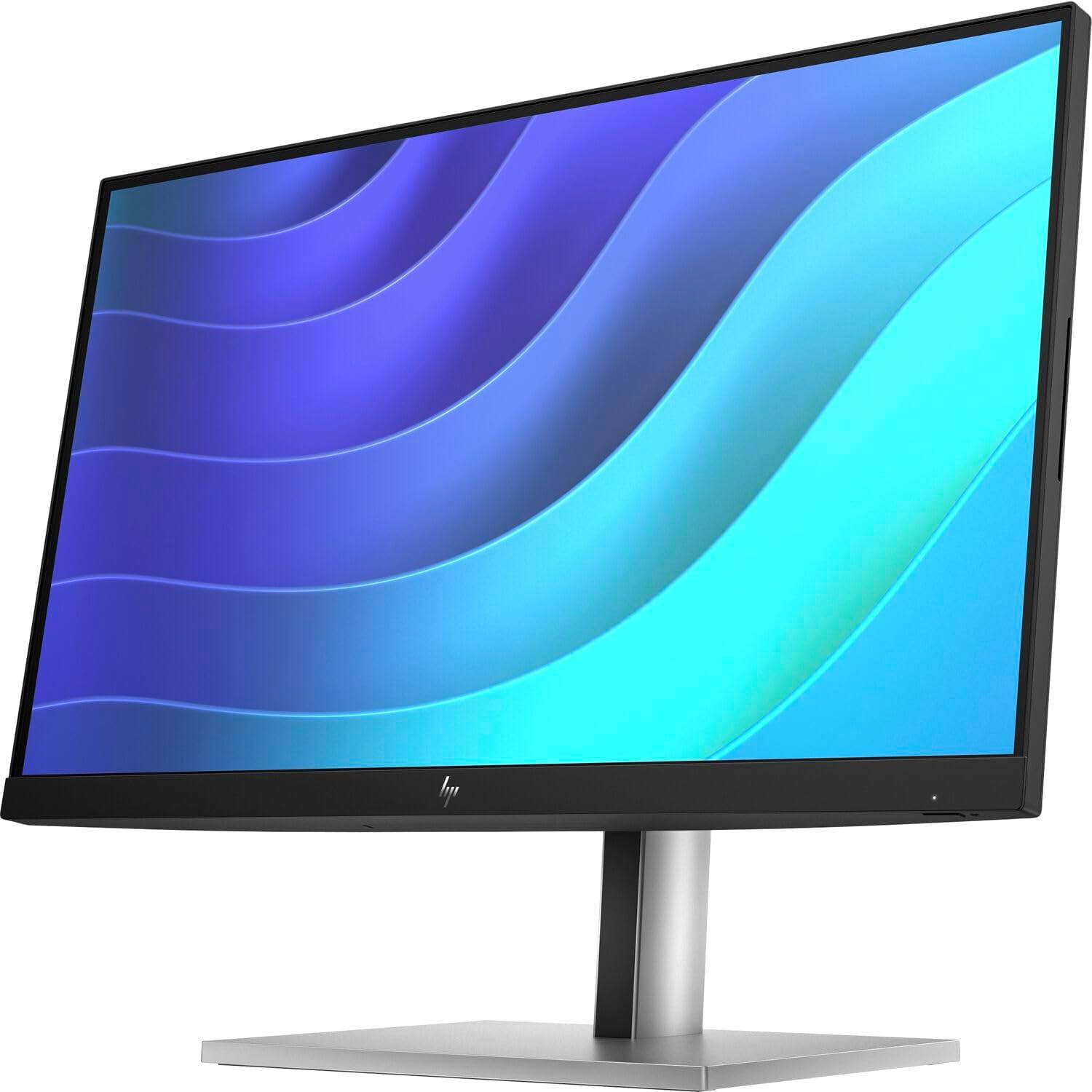Left. HP - HP E22 G5 22" FHD IPS Monitor, Anti-Glare, Flicker Free, Displayport, HDMI & DKZ Hub, Black/Silver (6N4E8AA#ABA) - Black/Silver.
