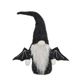 Boyel Living - Indoor Holiday Fantasy Figure Halloween Black Winged Gnome Decor - Black,White