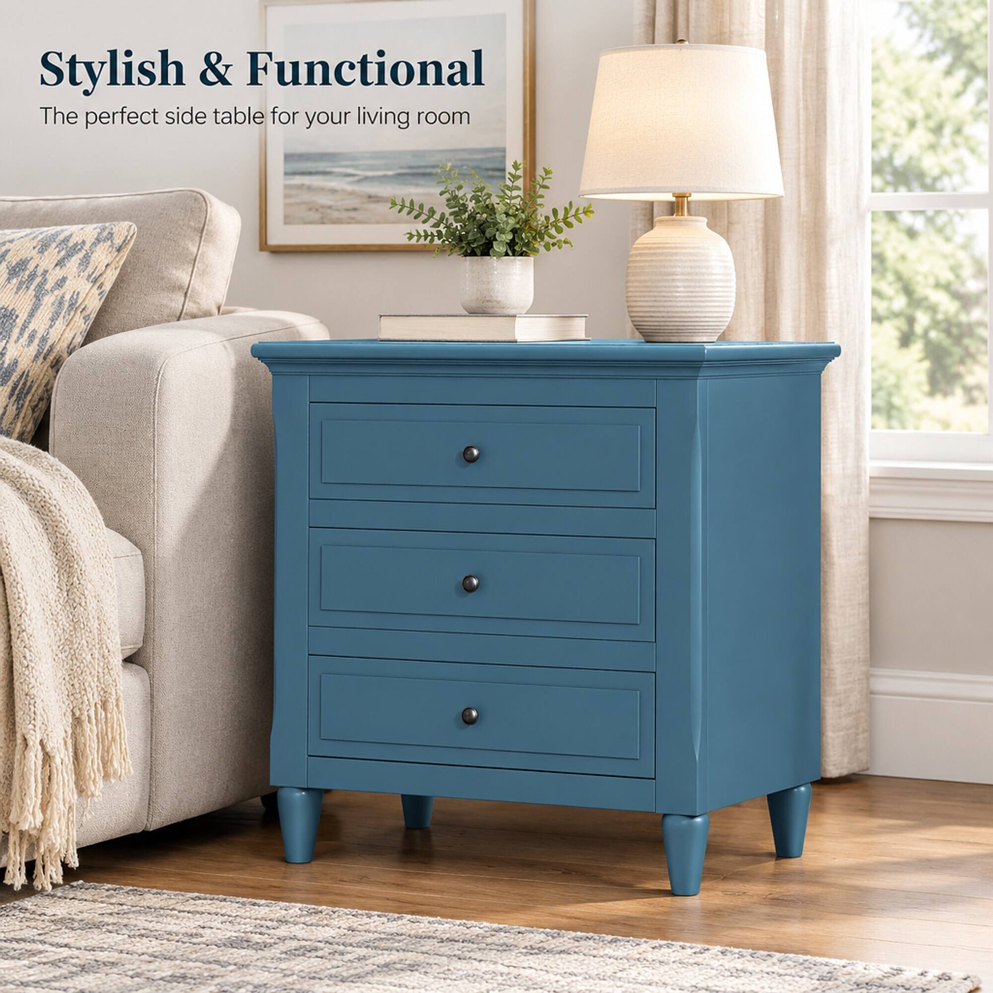 Stylish & Functional  
The perfect side table for your living room