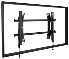 Chief - Fusion Fixed Wall Mount for Most 26" - 47" Flat-Panel TVs - Black - Front_Zoom
