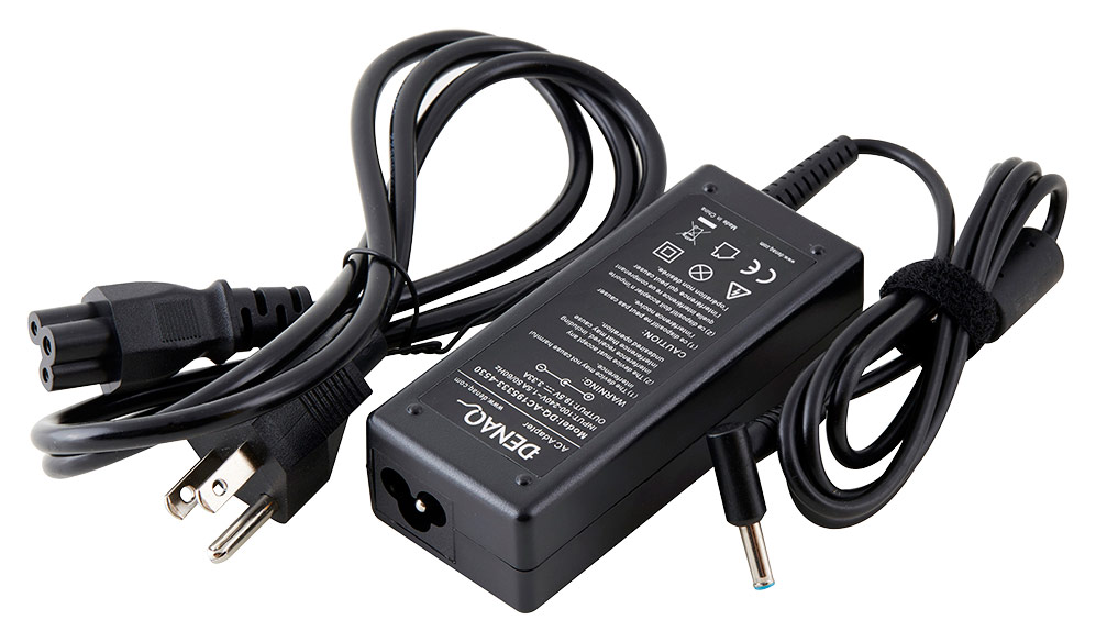 DENAQ - AC Adapter for Select HP Laptops - Black was $27.99 now $17.99 (36.0% off)