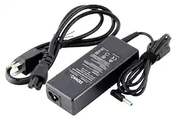 DENAQ - AC Adapter for Select HP Laptops - Black - Front_Zoom