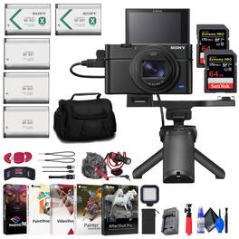 Sony - Cyber-shot DSC-RX100 VII Digital Camera with Shooting Grip Kit + More