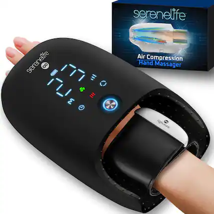 serenelife serenelife 8 O S Air Compression Hand Massager 0O serenetffe