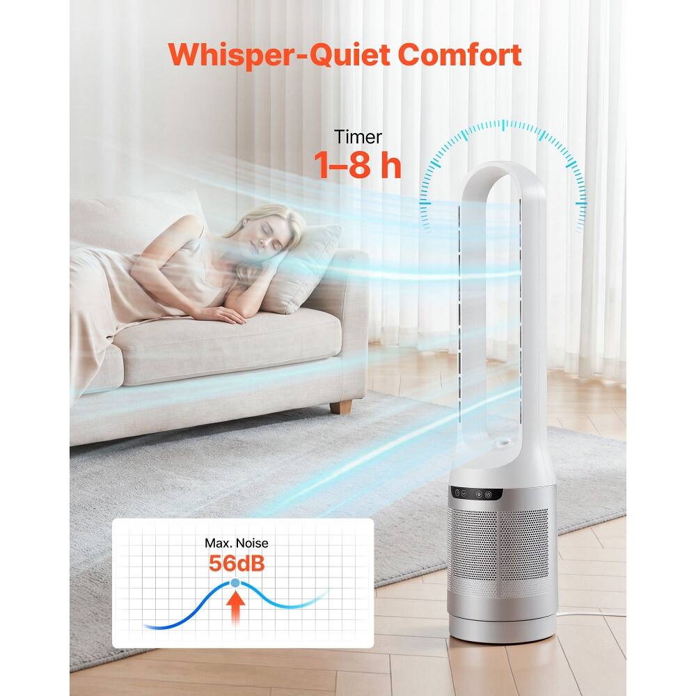Whisper-Quiet Comfort  
Timer 1-8 h  
Max. Noise 56dB