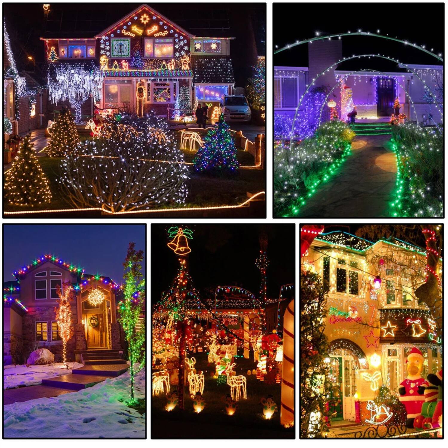 Left. Stock Preferred - 33ft RGB LED Strip Lights with App and Remote Control, 100 LEDs - Multi-color.