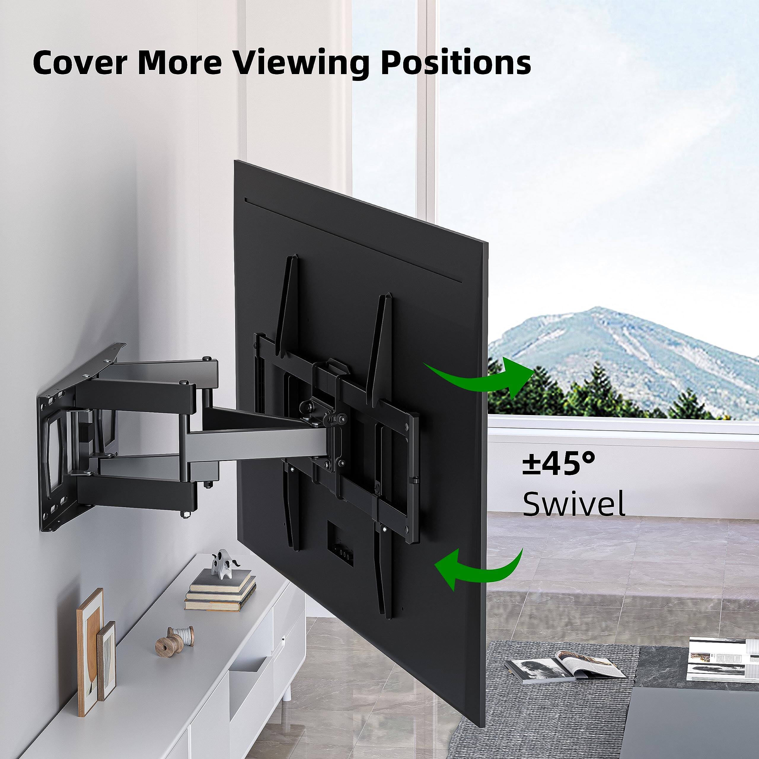 Cover More Viewing Positions

±45° Swivel