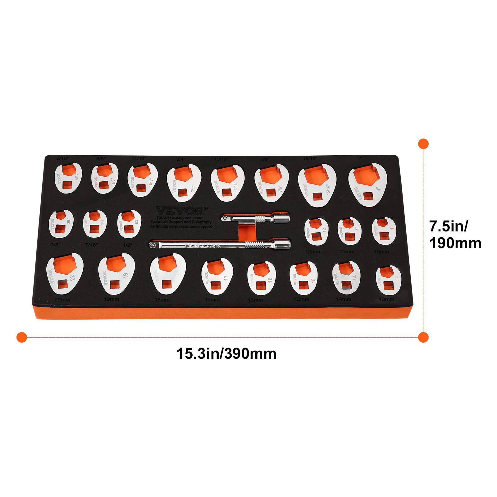 Sure, here is the corrected and grouped text:

---

**VEVOR**

Technical Support and E-Instruction  
Certificate: www.vevor.com/nupon

- 1/16"  
- 3/32"  
- 1/8"  
- 5/32"  
- 3/16"  
- 1/4"  
- 5/16"  
- 3/8"  
- 1/2"  
- 5/8"  
- 3/4"  
- 7/8"  
- 1"  
- 1 1/8"  
- 1 1/4"  
- 1 3/8"  
- 1 1/2"  
- 1 5/8"  
- 1 3/4"  
- 2"  
- 2 1/8"  
- 2 1/4"  
- 2 3/8"  
- 2 1/2"  
- 2 5/8"  
- 2 3/4"  
- 3"  
- 3 1/8"  
- 