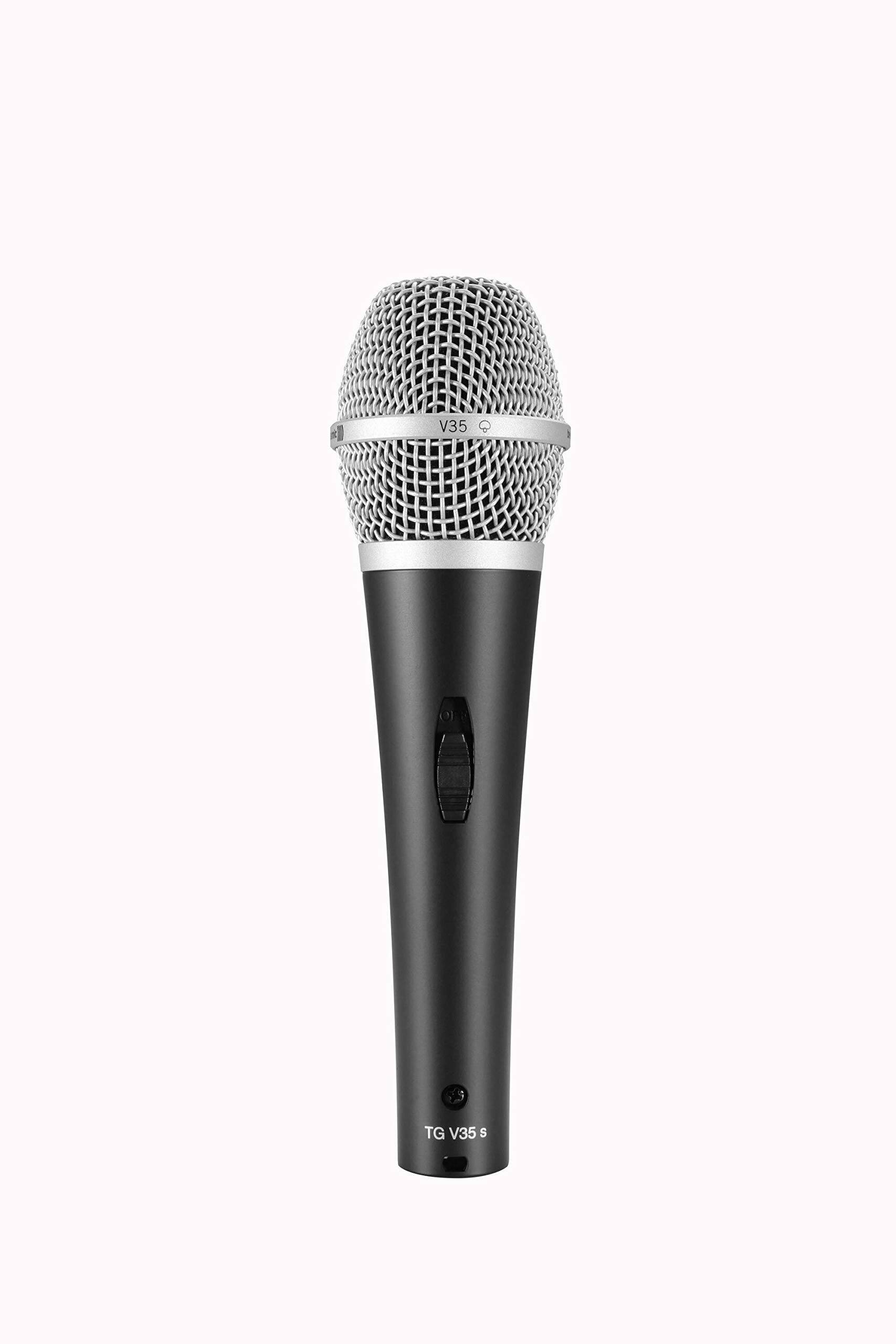 Beyerdynamic - TG V35 Dynamic Supercardioid Microphone for Vocals, with On/Off switch - Black