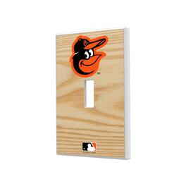 Keyscaper - Baltimore Orioles Baseball Bat Design Single Toggle Light Switch Plate - Multicolor