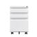 Alt View 2. GOODSILO - 3-Drawer Mobile File Cabinet with Lock, Legal/Letter Size, Metal Filing Cabinet - Installation Required - White.
