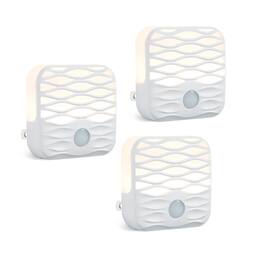 Dawnrise - Plug In Integrated LED Night Light with Light Sensor (3-Pack)