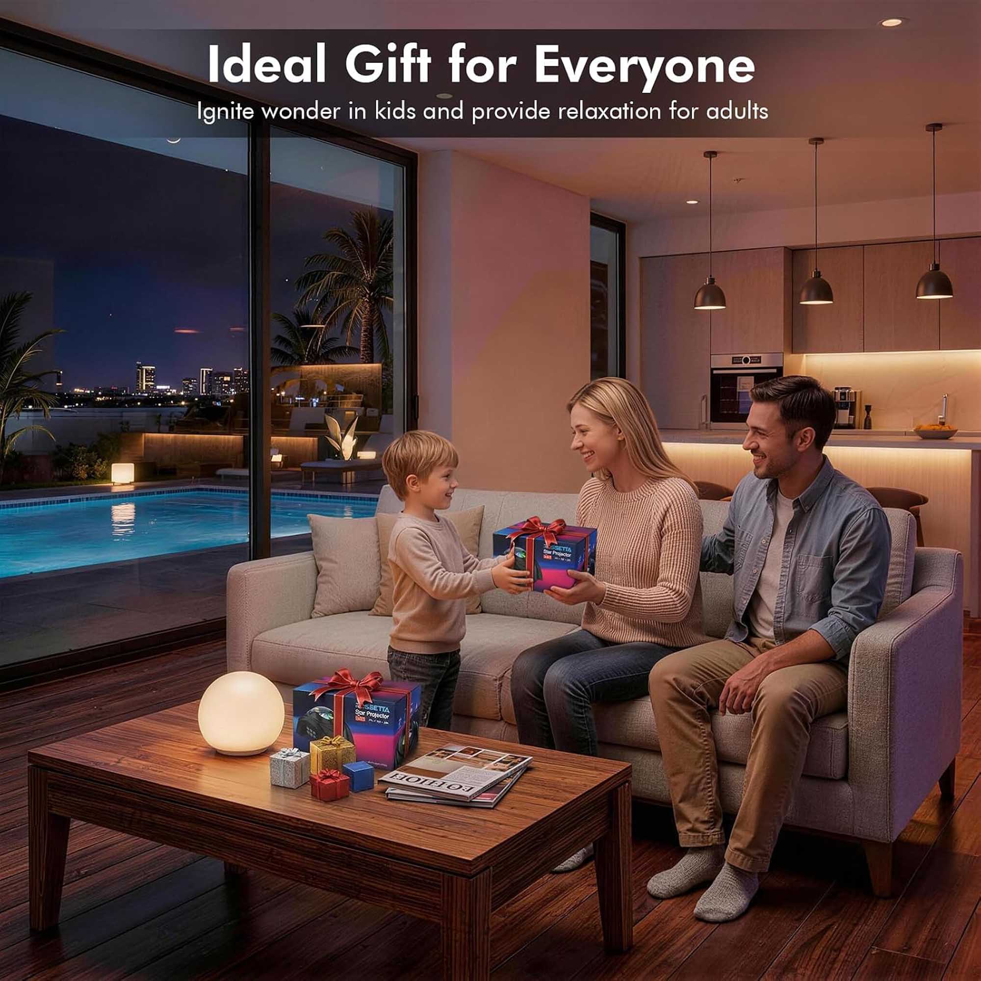 Ideal Gift for Everyone  
Ignite wonder in kids and provide relaxation for adults