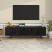 Camden&Wells - Janika TV Stand for Most TVs up to 75" - Obsidian - Front_Zoom