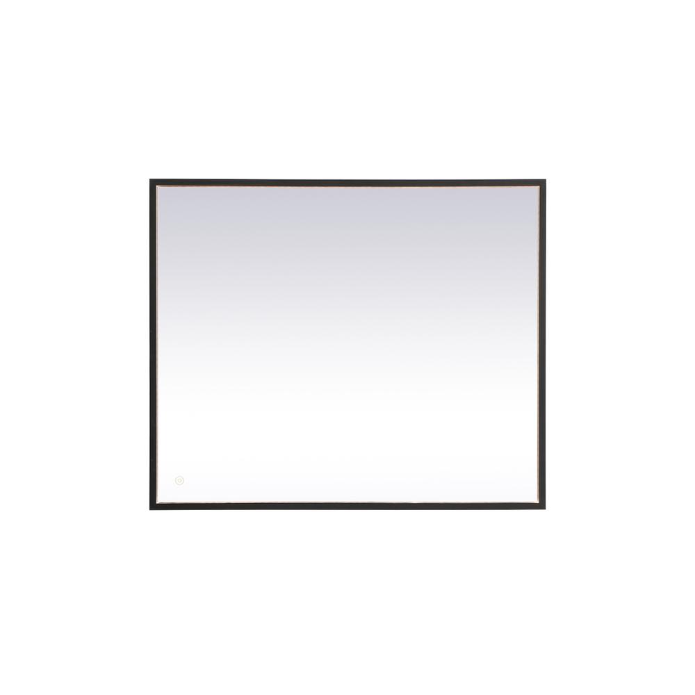 Alt View 1. Elegant Decor - Pier 30x36 inch LED mirror with adjustable color temperature - Black.