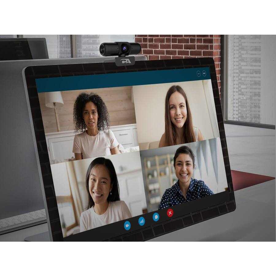 Alt View 3. Cyber Acoustics - 1080P 5MP SUPER HD WEB-CAM ZOOM CERT. DUAL OMNI DIRECT MICS.