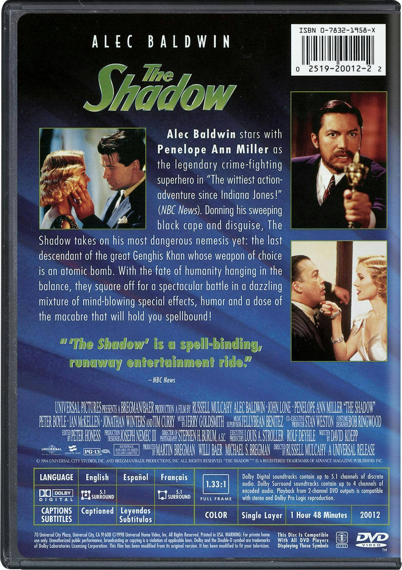 Angle. The Shadow (DVD Full Screen) [DVD].
