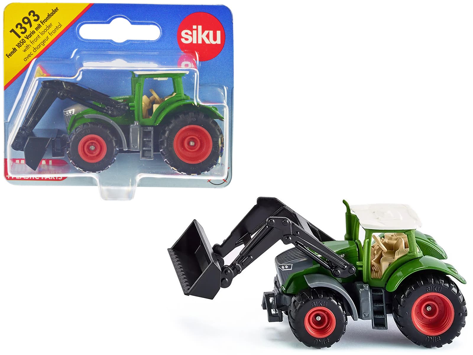 Fendt 1050 Vario Tractor with Front Loader Green with White Top Diecast Model by Siku price history on PriceWatchPro
