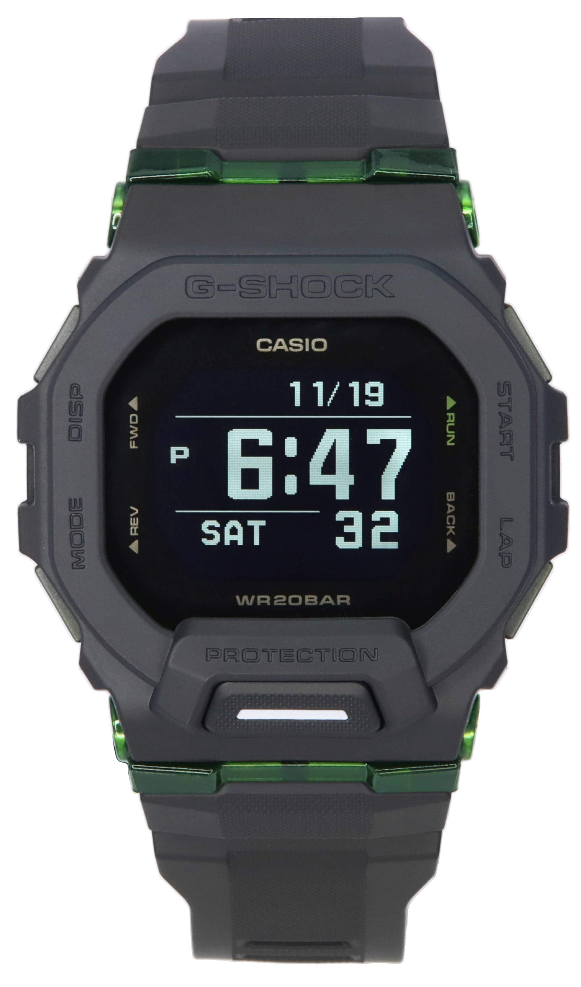 Casio - G-Shock G-Squad Mobile link Digital Quartz GBD-200UU-1 GBD200UU-1 200M Men's Watch - Black