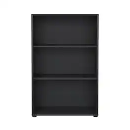 Tvilum - Sign Adjustable 3 Shelf Bookcase, Open Storage Home Office Bookshelf, Matte Grey - Gray
