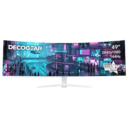 DECOGEAR 49" 3840x1080 144Hz AMERICAN SELLER DECOTAR